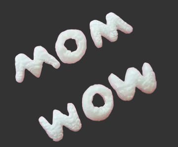starch packing peanut shape